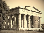 You might not see it, but he's doing double duty here.