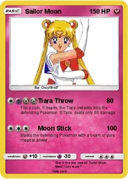 Sailor Moon's card.