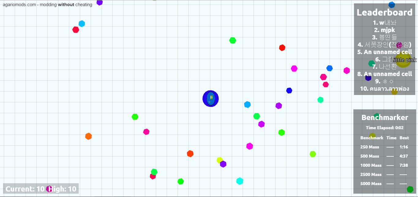 MODDED SERVER CHEATING! - Agar.io (3)