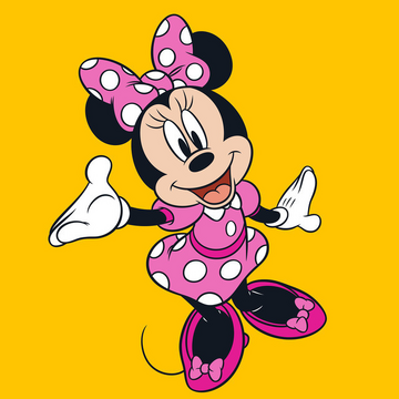Minnie Mouse Disney Watercolor Graphic · Creative Fabrica
