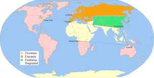 Continent Map during 1984
