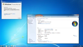 Windows 7 running on a .