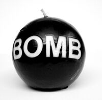Classic Bomb or just bomb shaped candle!