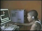 A victim of the Scary Maze Girl