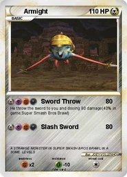 A Armight card (it was made by The Chosen One hence the grammar)