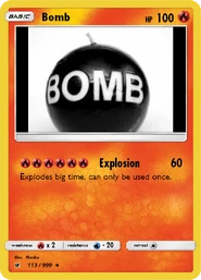 The power of Bombs as a card