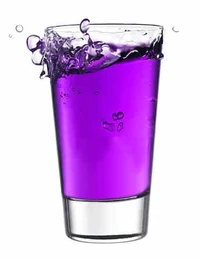 A lean-filled glass.