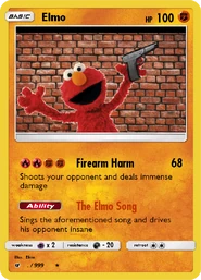 Elmo's card
