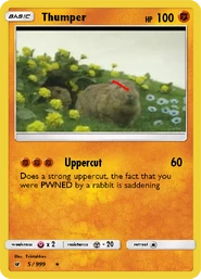 Thumper's card