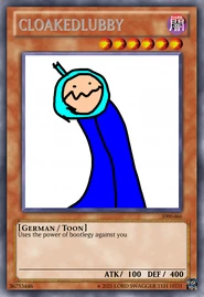 Cloakedlubby kard
