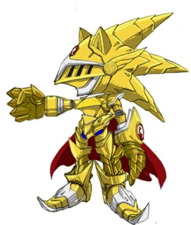 sonic as a knight