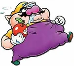 Wario as a baby.
