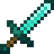 A diamond sword