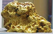 Raw gold chunk