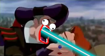 FROLLO IS FIRING HIS LAZOR!!!