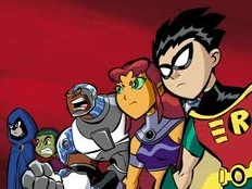An image of the group before Raven became obsessed with Pretty Pretty Pegasus, Robin became a jerk, and  came around. (Note: Jinx is not there