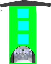 This is an example of the doors opened.