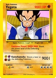 Vegeta's card.