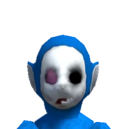 Recovered Victim Number 91. Skin is pale and left arm is missing. Blue Worker Command and the Grand Tubby Government is still investigating cause of death (other than the open throat, bleeding and the arm.)