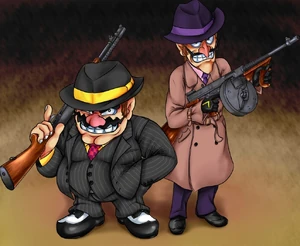 The two biggest Gang Stars of the Wafia, Wario and Waluigi.
