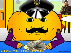 Give him the bribe!