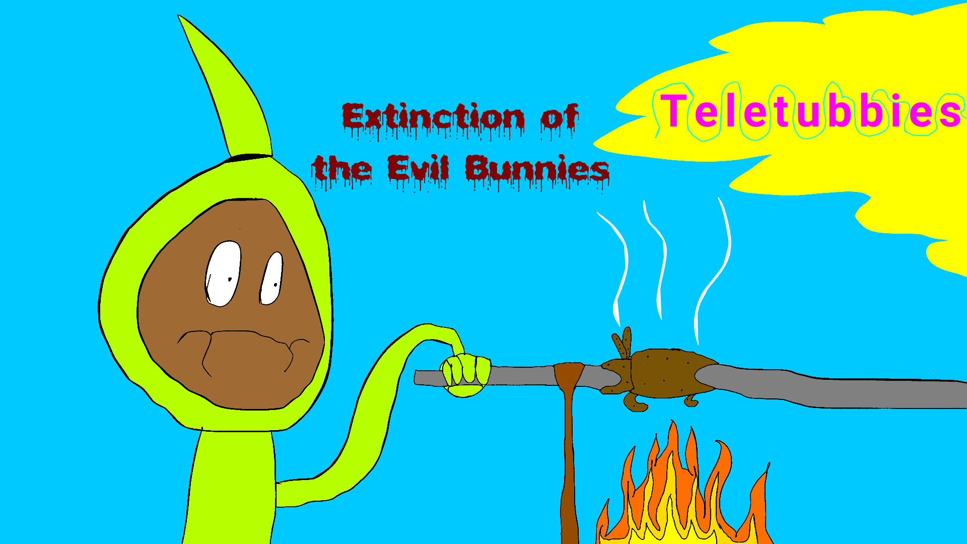 evil teletubbies sun