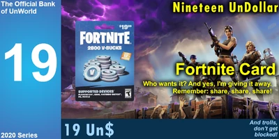 19UnDollarFortniteCard