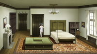 Raishin Akabane's room in the anime.