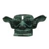 Masque de bronze inhabituel