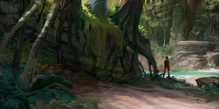 Concept art des ruines