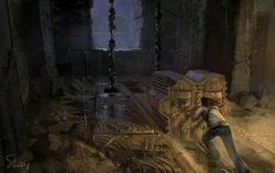 Concept art du temple