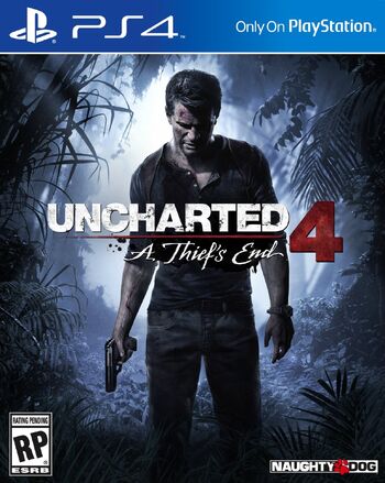 Uncharted 4 A Thief's End cover art