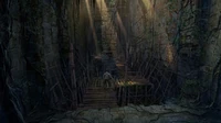 Concept art of the temple.