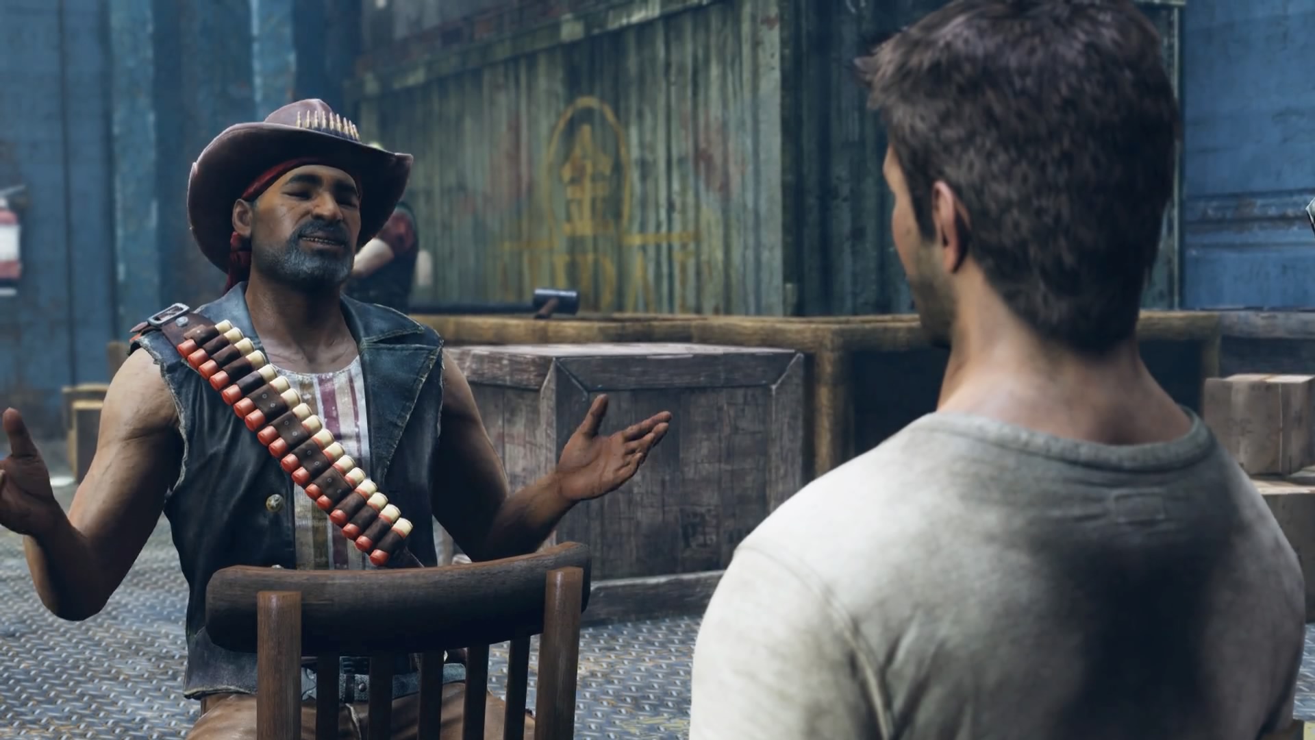 Drake showing no mercy to the pirates that abducted him : uncharted