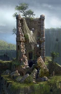 Concept art of the tower.