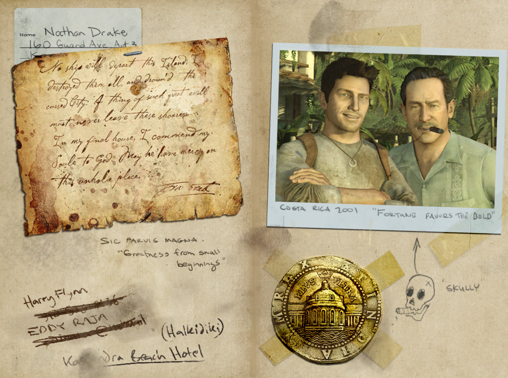 Starting an Uncharted 3 journal. It's going to be a lot of fun and hours :) : r/uncharted