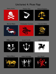 Uncharted 4 Pirate Flags