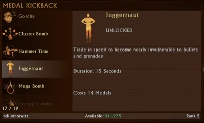 Juggernaut Kickback