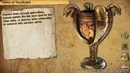 "One of the prizes of my collection... the great Goblet of Teochicatol... the shaman the Ancients used it to drink sacramental spirits to... well, summon spirits."