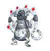 Jeweled Silver Monkey