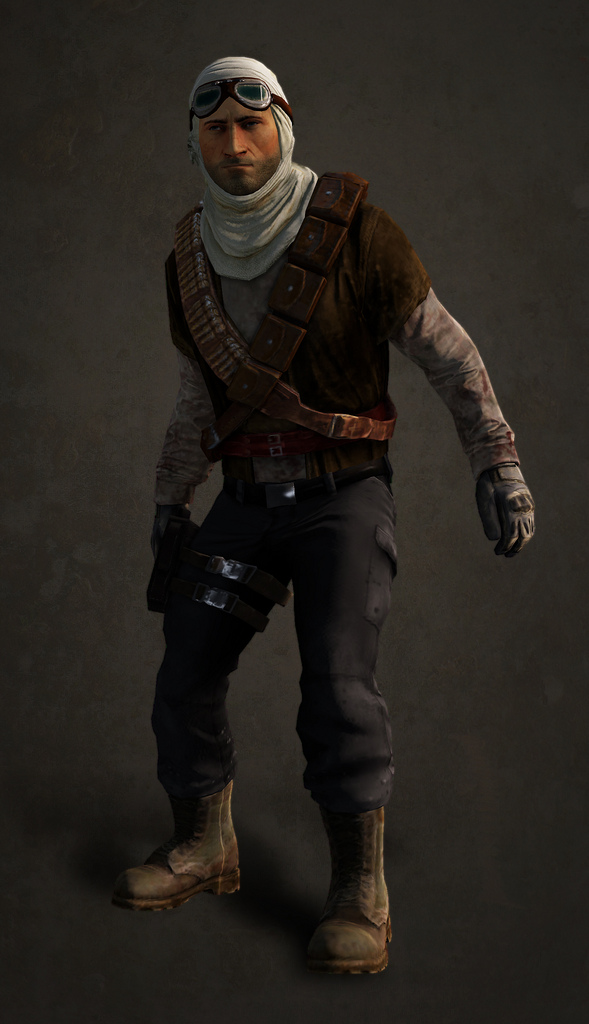 Agent Desert Concept - Characters & Art - Uncharted 3: Drake's