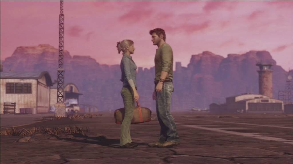 َ on X: nathan drake and elena fisher — uncharted 3: drake's