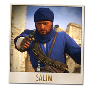 Salim, as he appears in the game's multiplayer mode