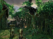 Nate findet die zerstörte Hog Wild im Dschungel