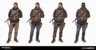 Scotland soldier concept designs.