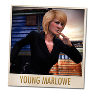 Young Marlowe multiplayer card