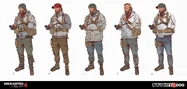 Scotland light-armor soldier concept designs.