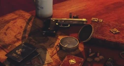 UC3オーペニングムービーではテーブルに92FS-9mmが置いてある。