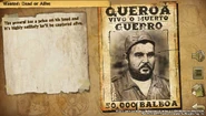 "Wanted, dead or alive. I know which one I'd vote for."