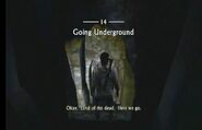 La pantalla de título de Going Underground.